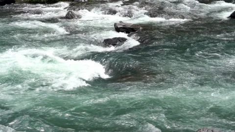 Clear stream　4K Video stock 135028695