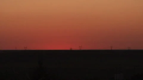 Clear Sunrise Stock Footage 54735834