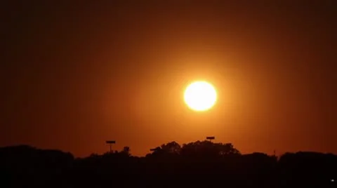 Clear Sunset Timelapse 2 Vídeo Stock 8836802