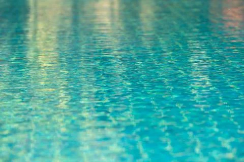 Clear transparent pool water background Foto stock