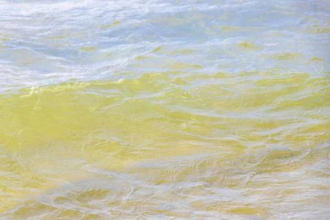 Clear turquoise blue waves wave and water texture Thailand beach. Photos