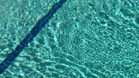 Clear underwater swimming pool in Austin, Tx 8/18/2026 스톡 동영상 342671586
