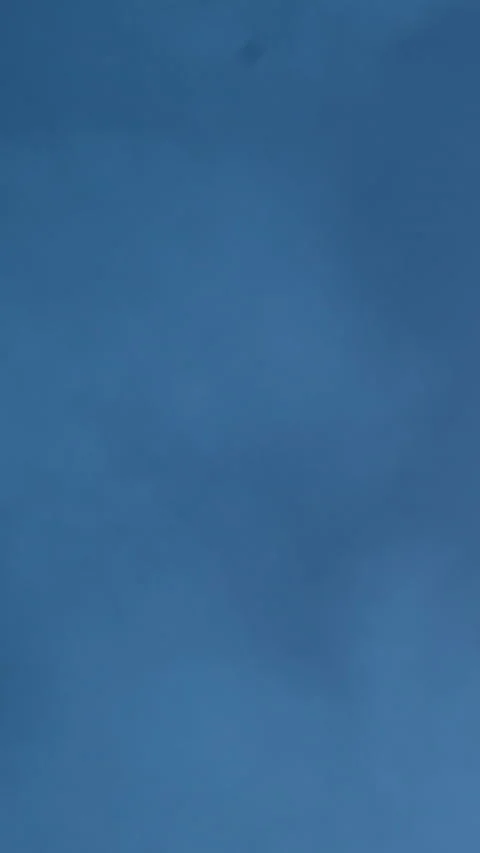 Clear very nice soft blue sky, white rolling. fast motion time lapse cloud base Stock Footage 316049556