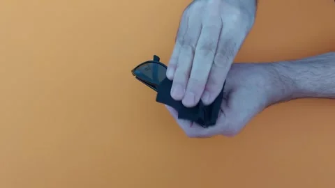 Clear Vision: Best Tips for Wiping Glasses Stock-Footage 305541473