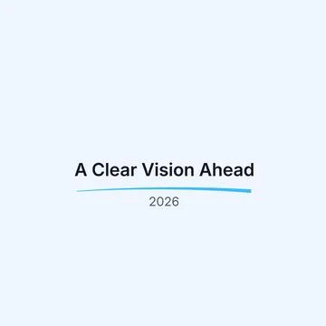 Clear vision future planning background design Stockillustratie