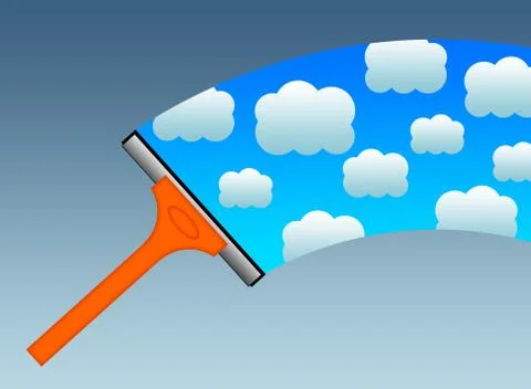 Clear vision Stockillustratie