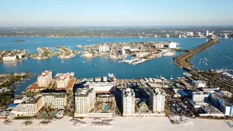 Clear Water Beach Florida Stock Footage 90204368