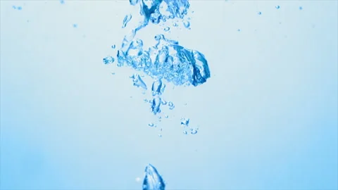 Clear Water Bubble in Slow Motion Stock Footage 279379215