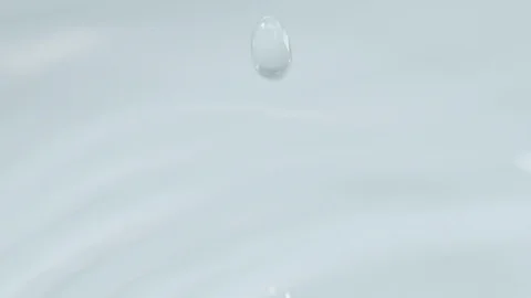 Clear water drops close up Stock Footage 111863055