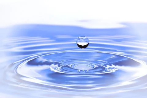 Clear water drops Stock Illustration