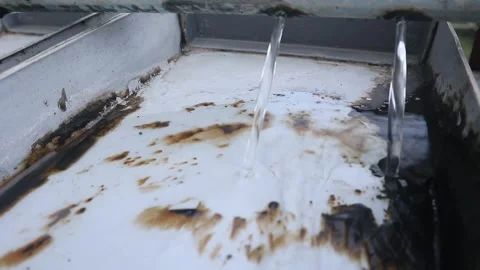 Clear water flowing Stock Footage 253485426