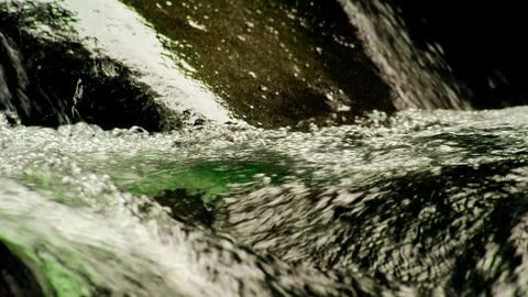 Clear water flowing in the river Stock-Footage 259852270
