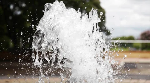 Clear Water Gushing Stock Footage 39113609