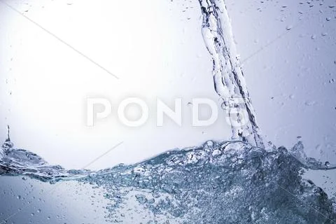 Clear Water On A Monochromatic Background, Abstraction