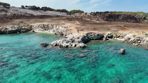 Clear water in Otranto Stock Footage 316771538