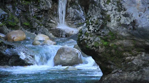 Clear water river Stock Footage 22672736