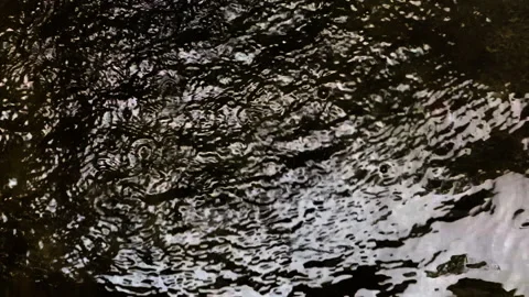 Clear water texture with sky reflection from above Stock Footage 256023157