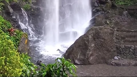 Clear Waterfall Stock Footage 243809948