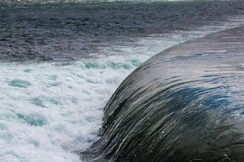 A clear waterfall in the wild Stock Photos