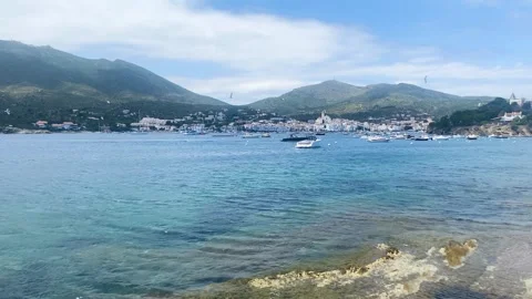 Clear waters of Cadaques bay Stock-Footage 280085176