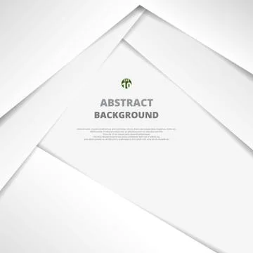 Clear white paper cut background. Stock Illustration