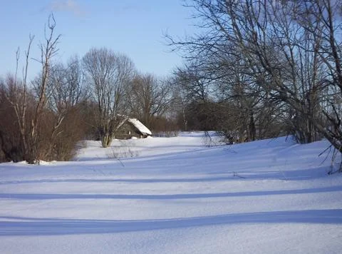 Clear winter day Stock Photos