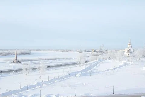 A clear winter day Fotos Stock