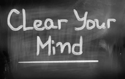Clear Your Mind Concept Stock Illustration