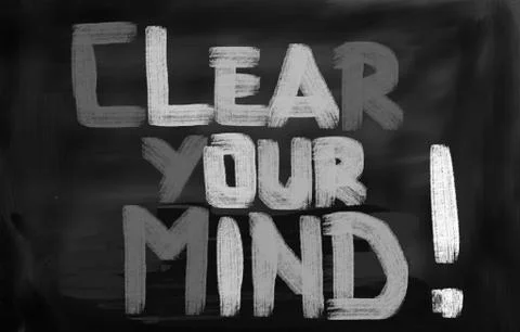 Clear Your Mind Concept イラスト素材
