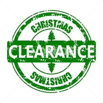 Stock clearance stamp Royalty Free Vector Image