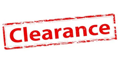 Clearance Stock Illustration