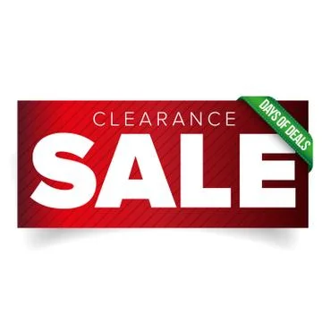Clearance Sale patch vector banner Stock Illustration