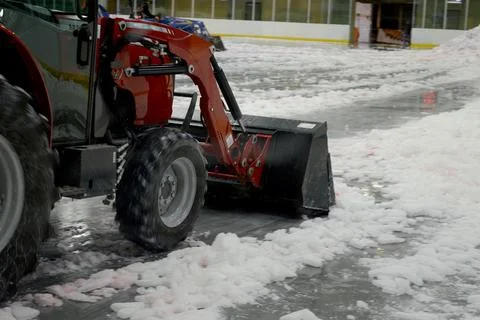 Clearing the Ice Stock Photos