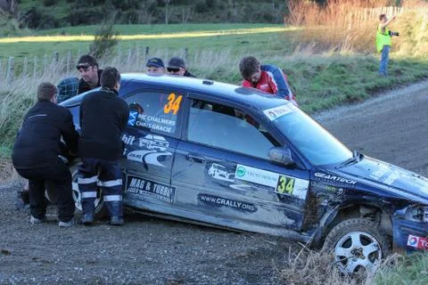 Clearing the road Fotos Stock