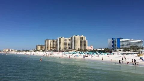 Clearwater Beach Florida Stock Footage 74399668