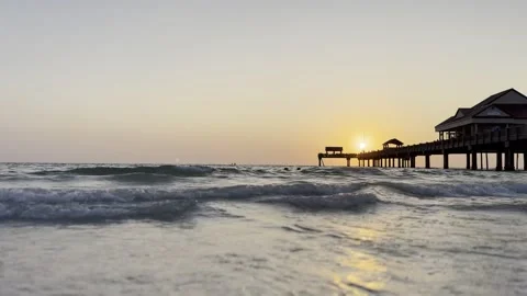 Clearwater Beach Florida- Sunset Stock Footage 275206479