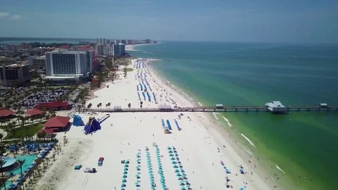 Clearwater Pier Graded Video stock 78766299