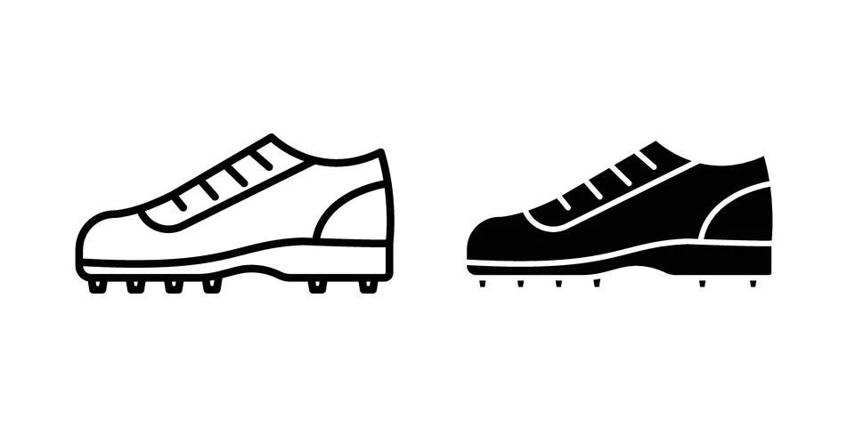 Cleats icon set, collection of vector icons Illustrazione stock