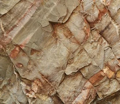 Cleaved sandstone block Stock Photos