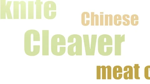 Cleaver Tag Cloud Animated Isolated On White Stock-Footage 103662561
