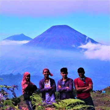 Cleft mountain climber 库存照片