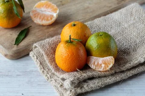 Clementine fruit Foto stock