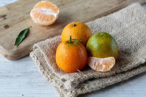 Clementine fruit Stock Photos
