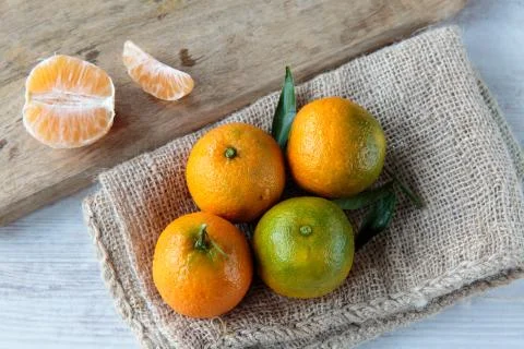 Clementine fruit Stock Photos