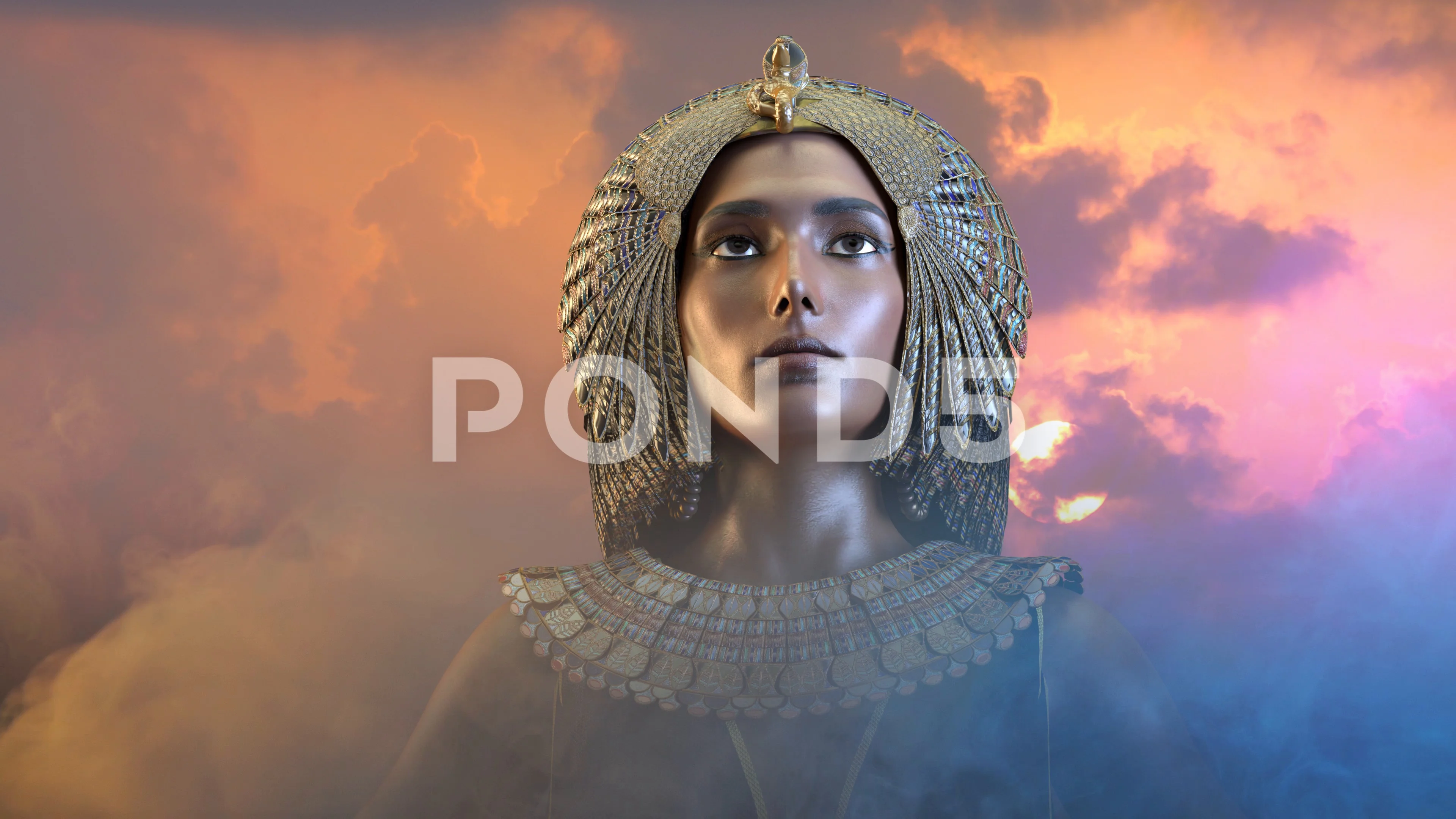 Cleopatra Egyptian Queen VII century of ... | Stock Video | Pond5