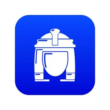Cleopatra icon blue vector Stock Illustration