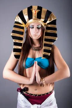 Cleopatra queen of egypt Stock Photos