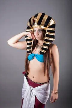 Cleopatra the queen of egypt Stock Photos