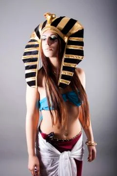 Cleopatra. The queen of egypt. Stock Photos