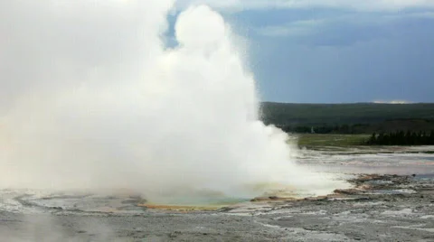 Clepsydra Geyser BigWeb 스톡 동영상 878880